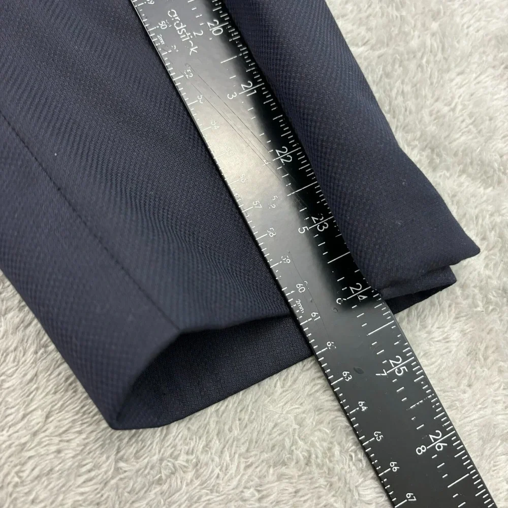 Samuelsohn Blazer Mens 54R Black 100% Wool Guabello Two Button Notch Lapel Italy